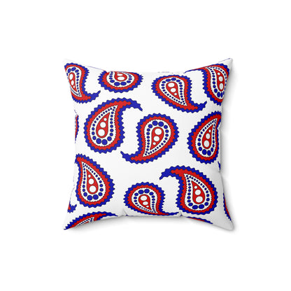 Costa Rica Retro Paisley Cushion Pillow