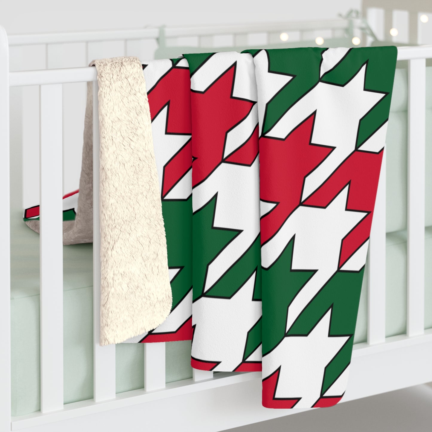 Algeria Retro Houndstooth Blanket Throw