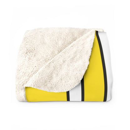 Vatican City Retro Stripes Blanket Throw
