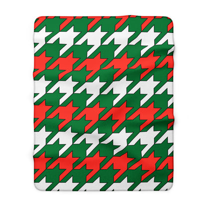 Madagascar Retro Houndstooth Blanket Throw