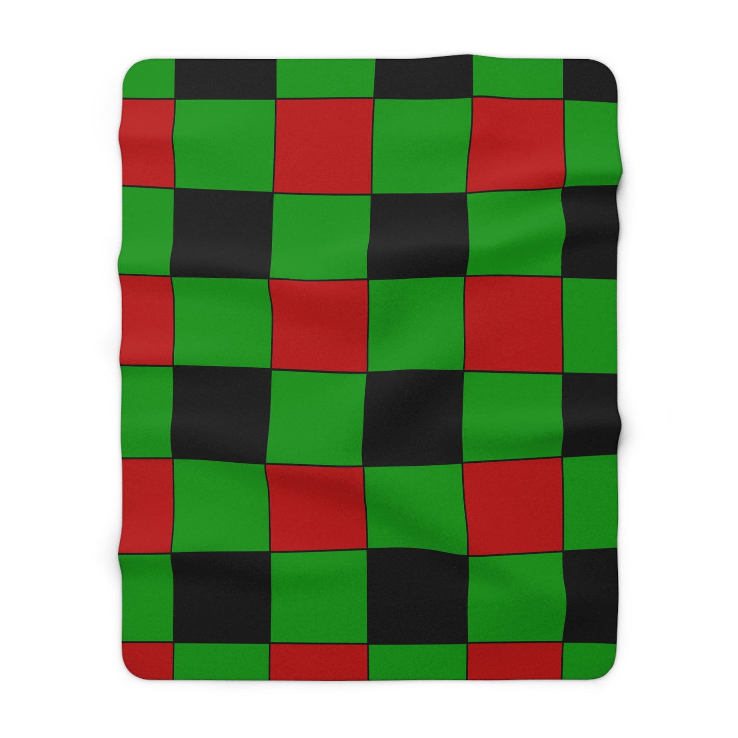Afghanistan Retro Check Blanket Throw