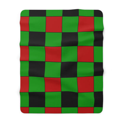 Afghanistan Retro Check Blanket Throw