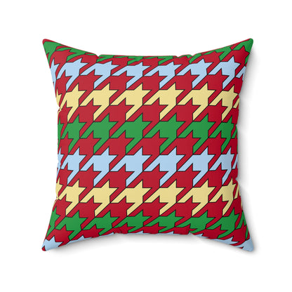 Eritrea Retro Houndstooth Cushion Pillow