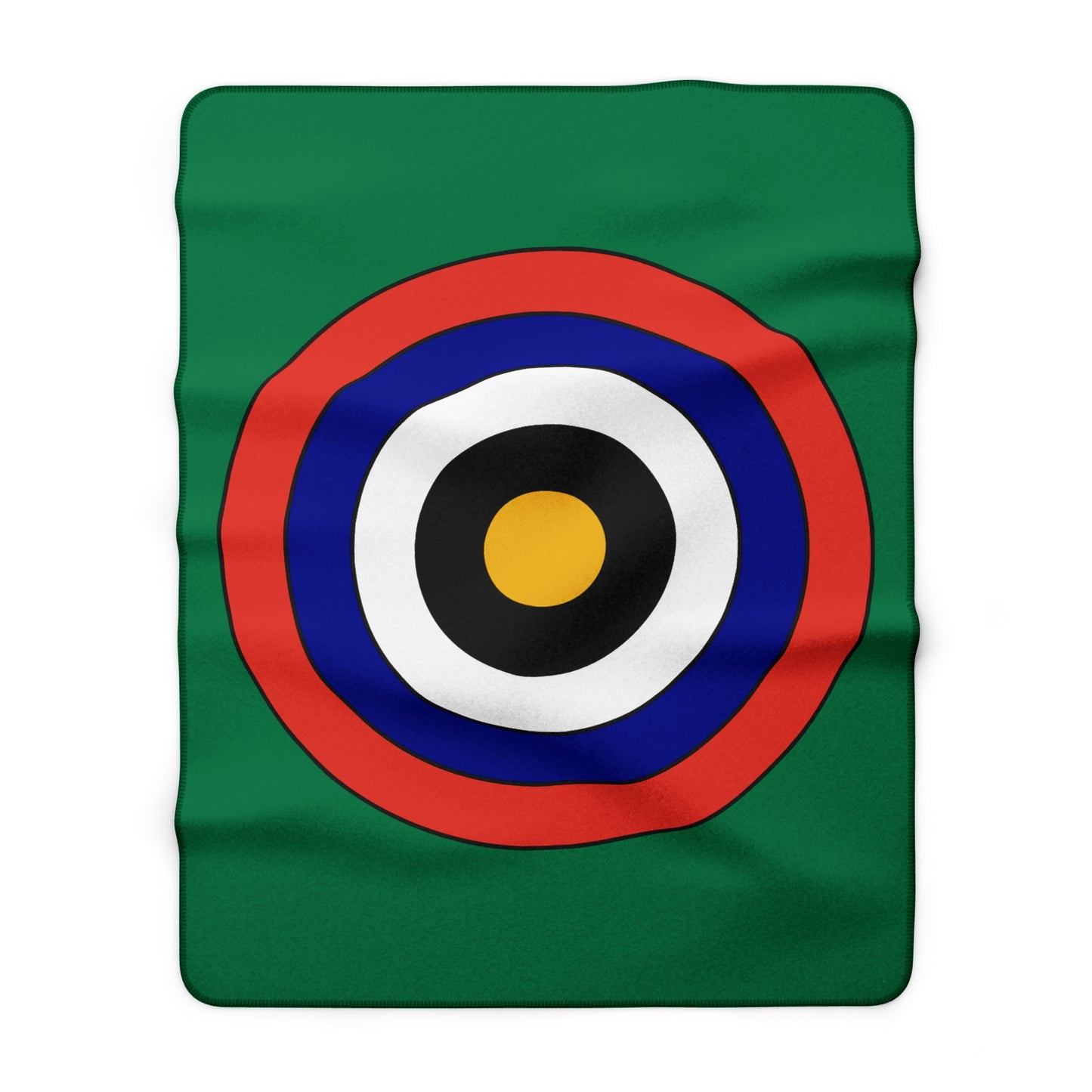 South Africa Retro Target Blanket Throw
