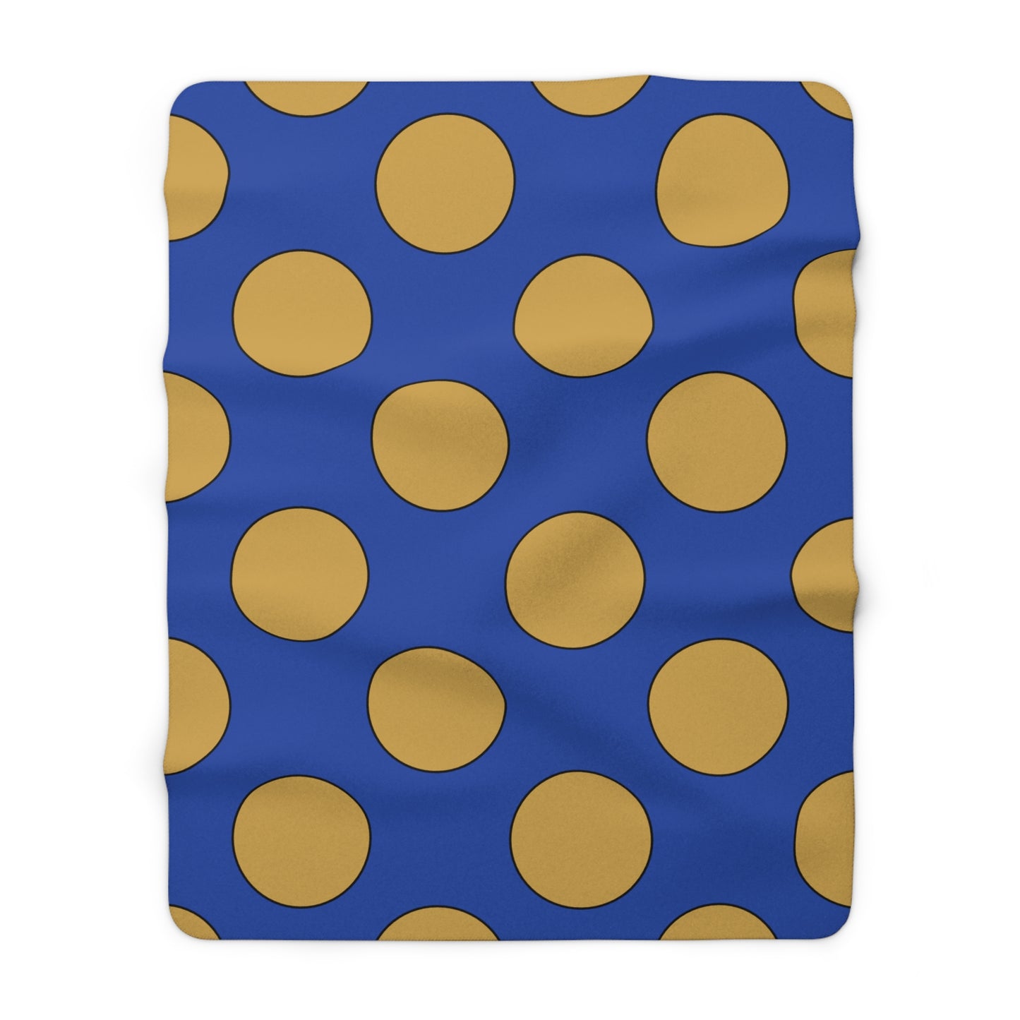 Kosovo Retro Polka Dots Blanket Throw