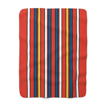Kiribati Retro Stripes Blanket Throw