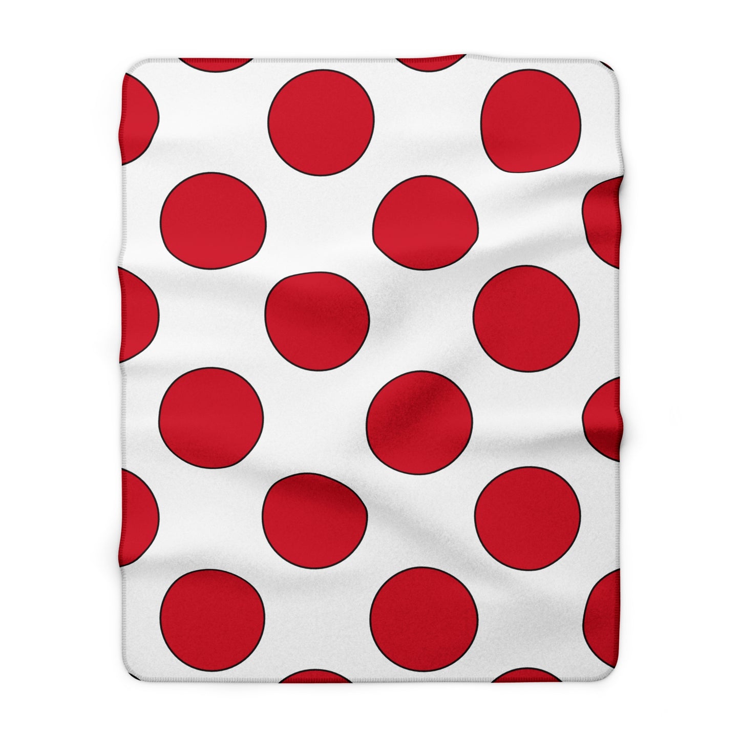 Jersey Retro Polka Dots Blanket Throw