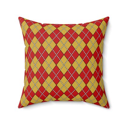 Montenegro Retro Argyle Cushion Pillow
