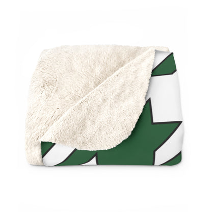 Saudi Arabia Retro Houndstooth Blanket Throw
