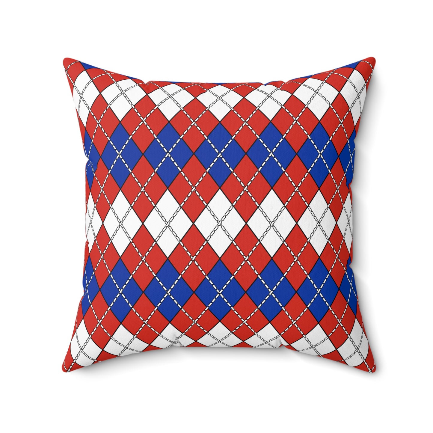 Chile Retro Argyle Cushion Pillow