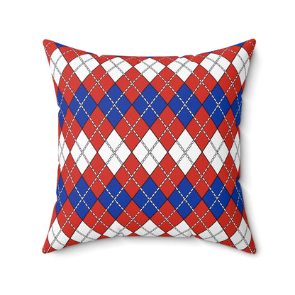 Chile Retro Argyle Cushion Pillow