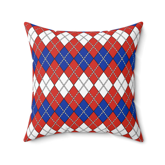 Chile Retro Argyle Cushion Pillow