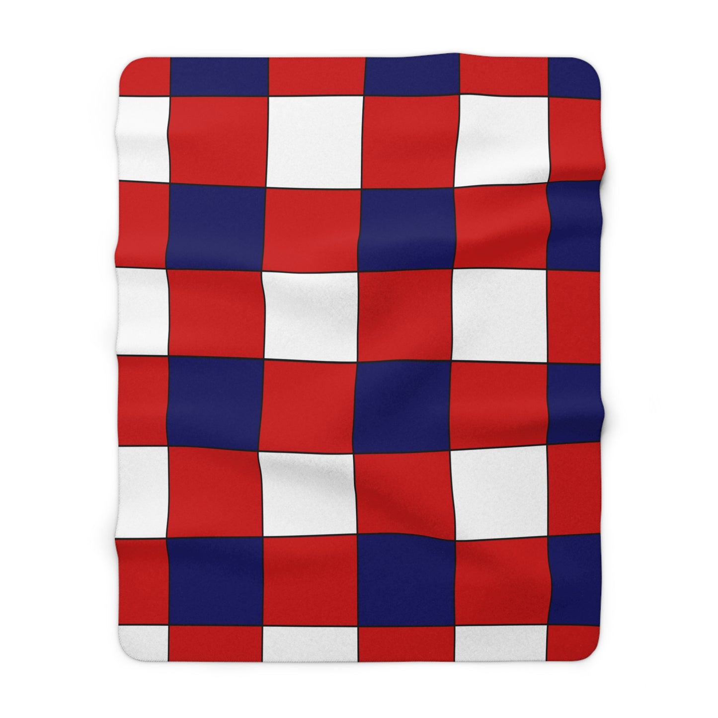 Nepal Retro Check Blanket Throw