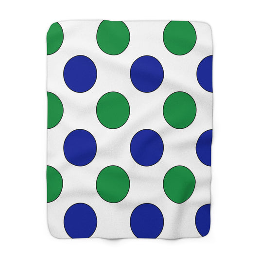 Lesotho Retro Polka Dots Blanket Throw