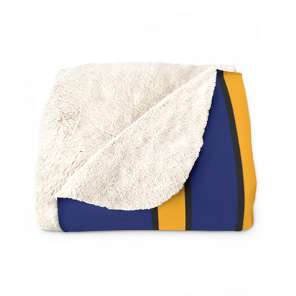Nauru Retro Stripes Blanket Throw