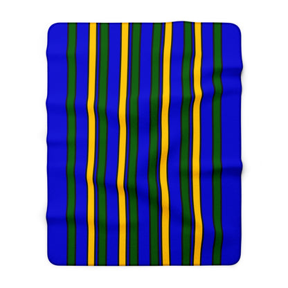 Solomon Islands Retro Stripes Blanket Throw