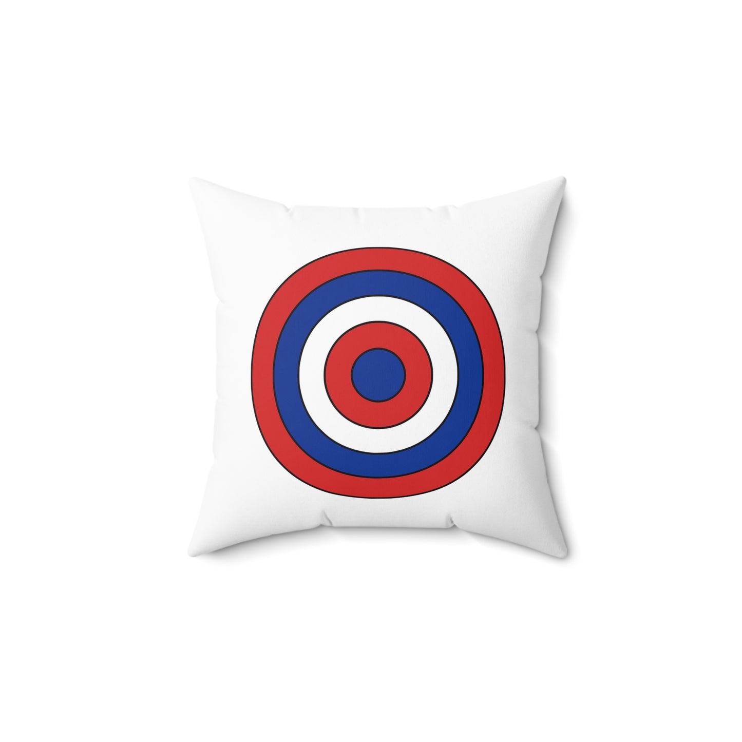 Faroe Islands Retro Target Cushion Pillow
