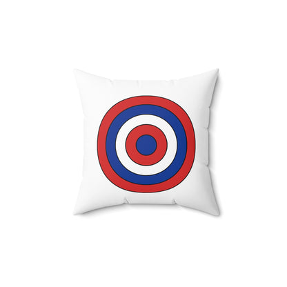 Faroe Islands Retro Target Cushion Pillow