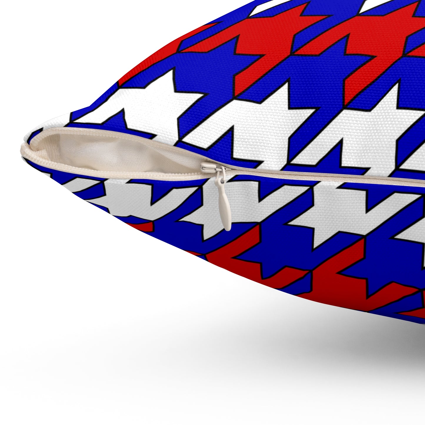 Slovenia Retro Houndstooth Cushion Pillow