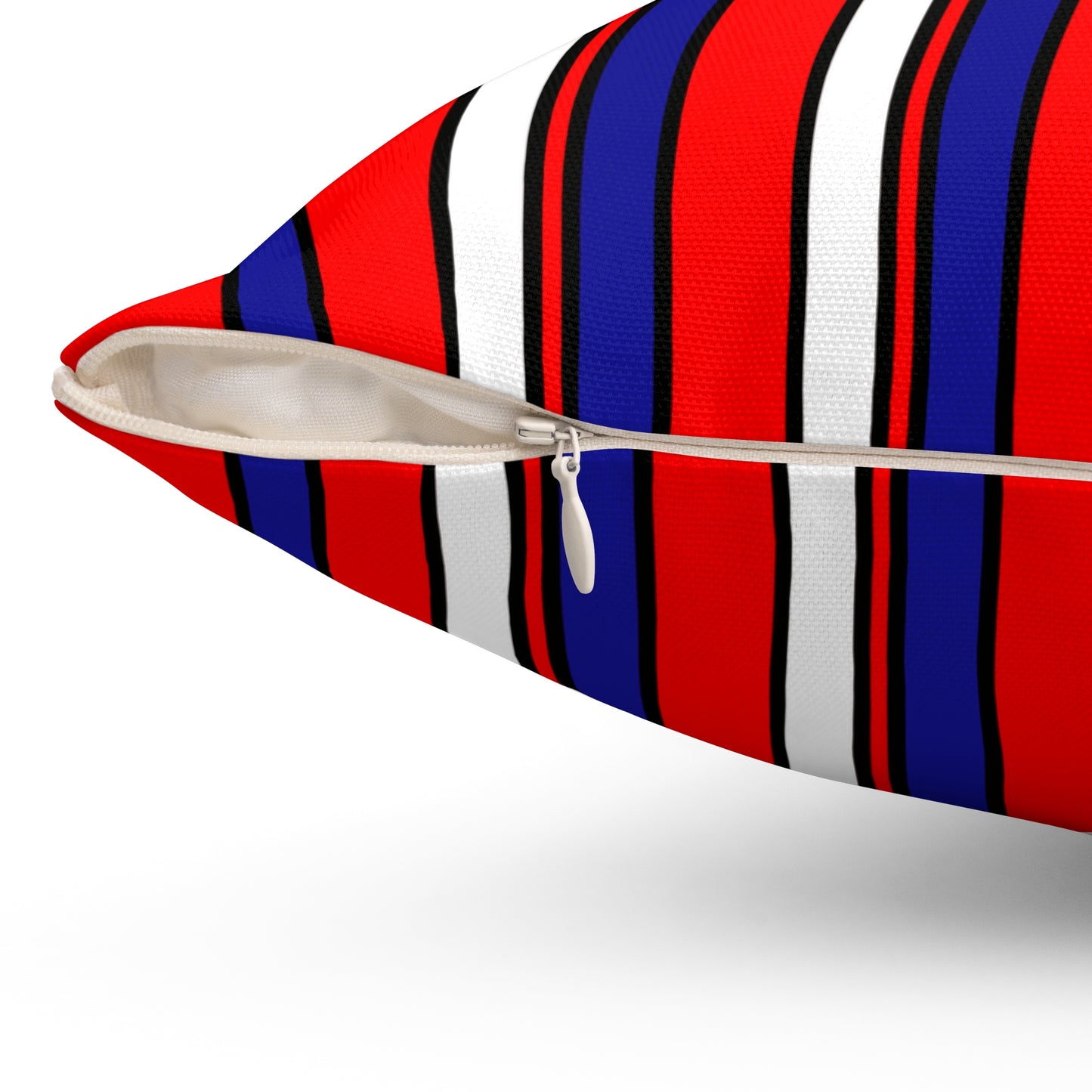 Croatia Retro Stripes Cushion Pillow