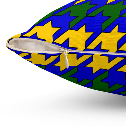 Solomon Islands Retro Houndstooth Cushion Pillow