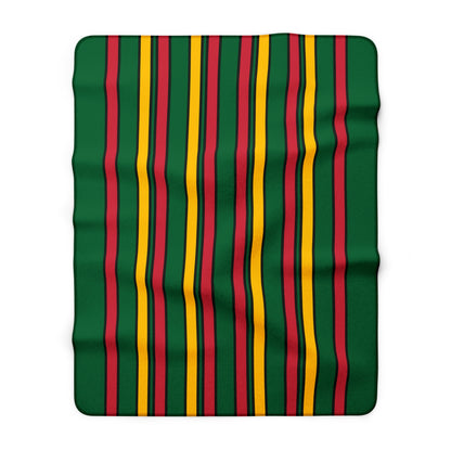 Mauritania Retro Stripes Blanket Throw