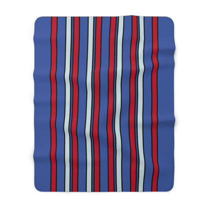 Guam Retro Stripes Blanket Throw