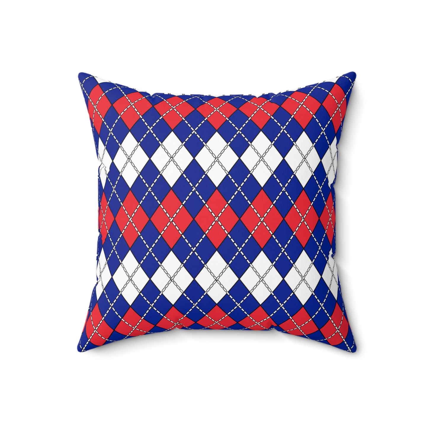 Sint Maarten Retro Argyle Cushion Pillow