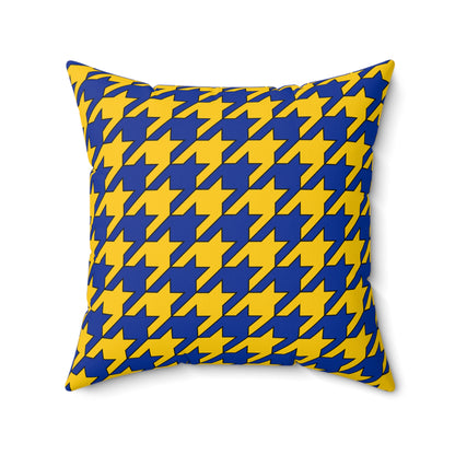 European Union Retro Houndstooth Cushion Pillow