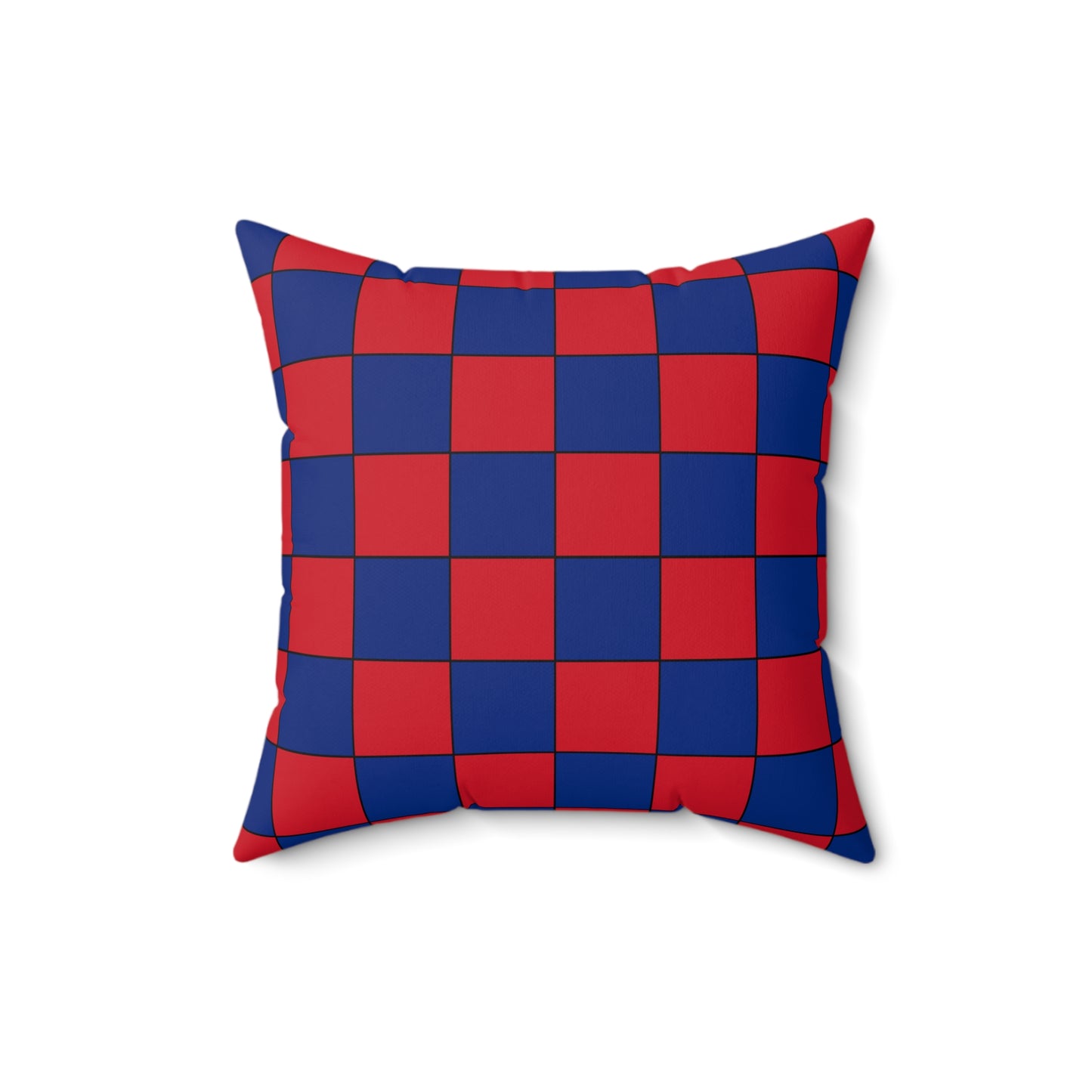 Liechtenstein Retro Check Cushion Pillow