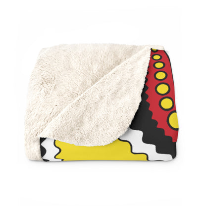 Brunei Darussalam Retro Paisley Blanket Throw