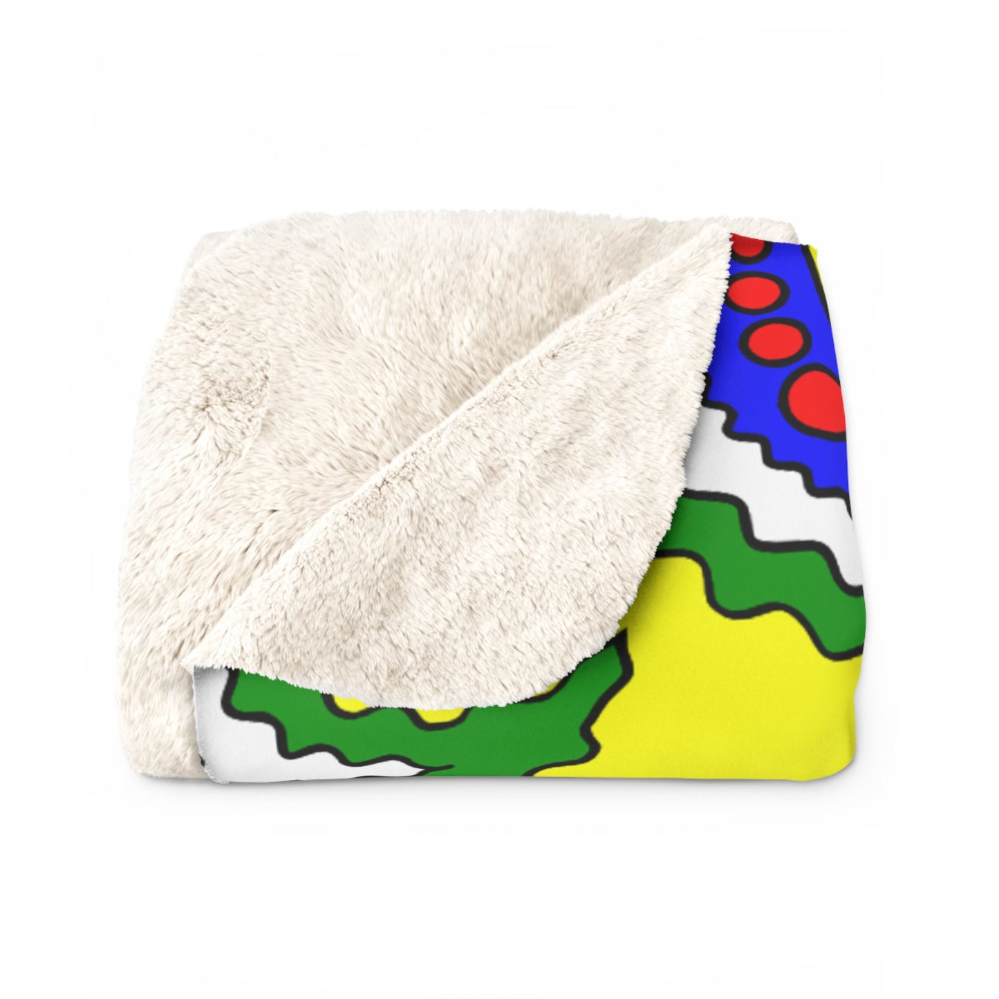 Central African Republic Retro Paisley Blanket Throw