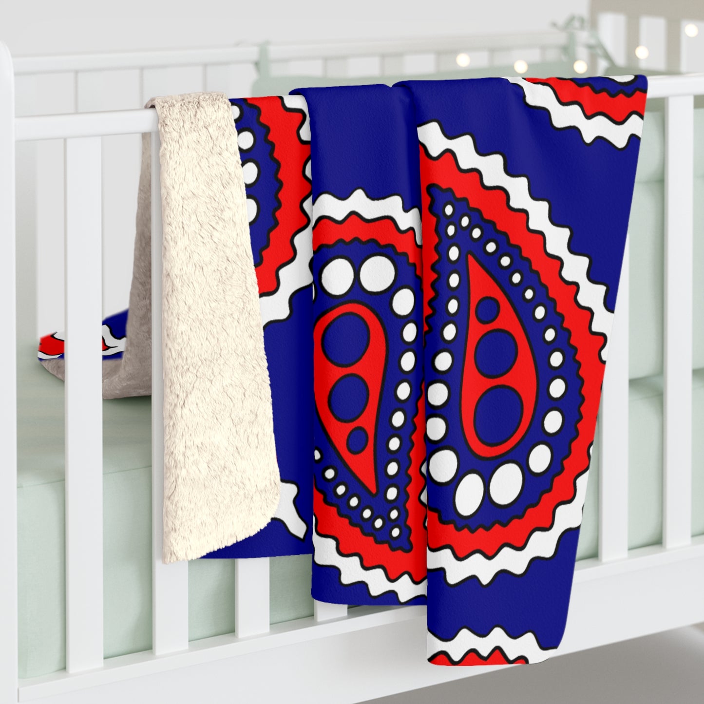 Australia Retro Paisley Blanket Throw