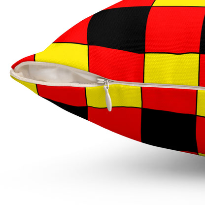 Angola Retro Check Cushion Pillow