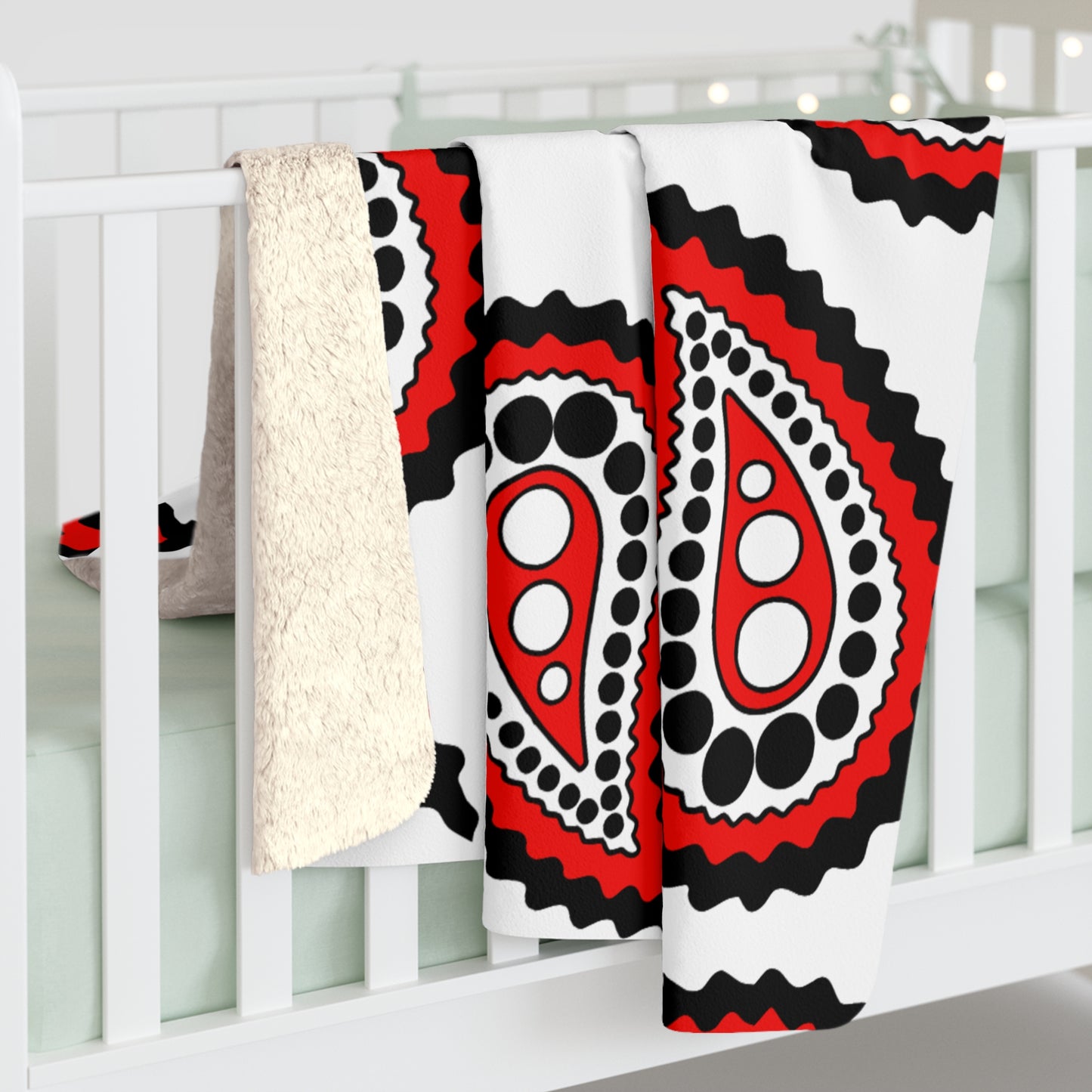 Yemen Retro Paisley Blanket Throw