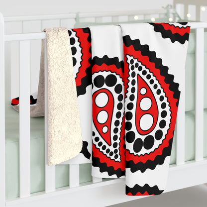 Yemen Retro Paisley Blanket Throw