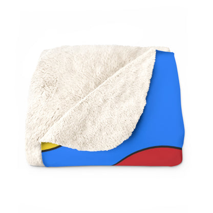 Democratic Republic of the Congo Retro Polka Dots Blanket Throw