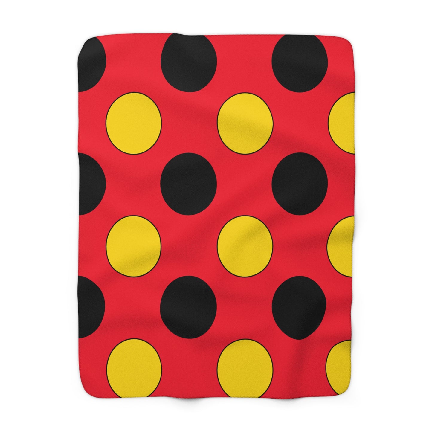 Belgium Retro Polka Dots Blanket Throw