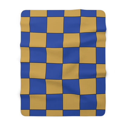 Kosovo Retro Check Blanket Throw