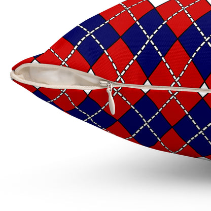 Nepal Retro Argyle Cushion Pillow
