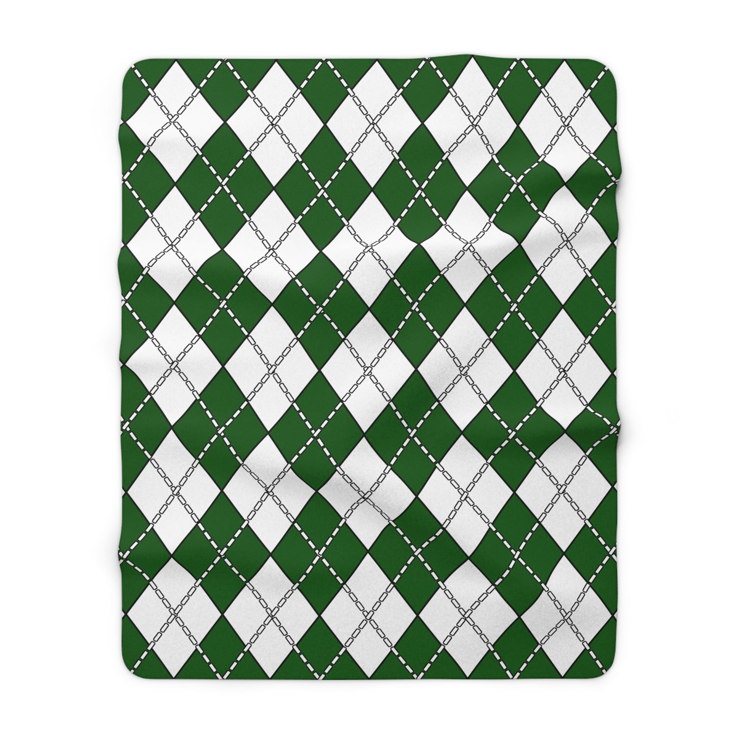 Pakistan Retro Argyle Blanket Throw