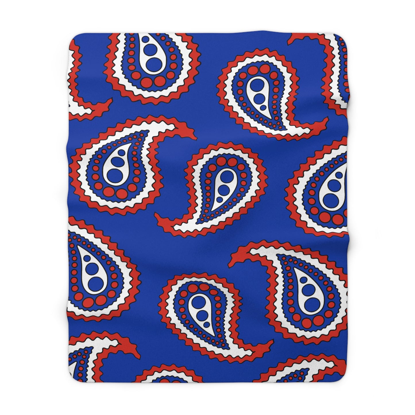 Russia Retro Paisley Blanket Throw
