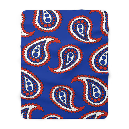 Russia Retro Paisley Blanket Throw