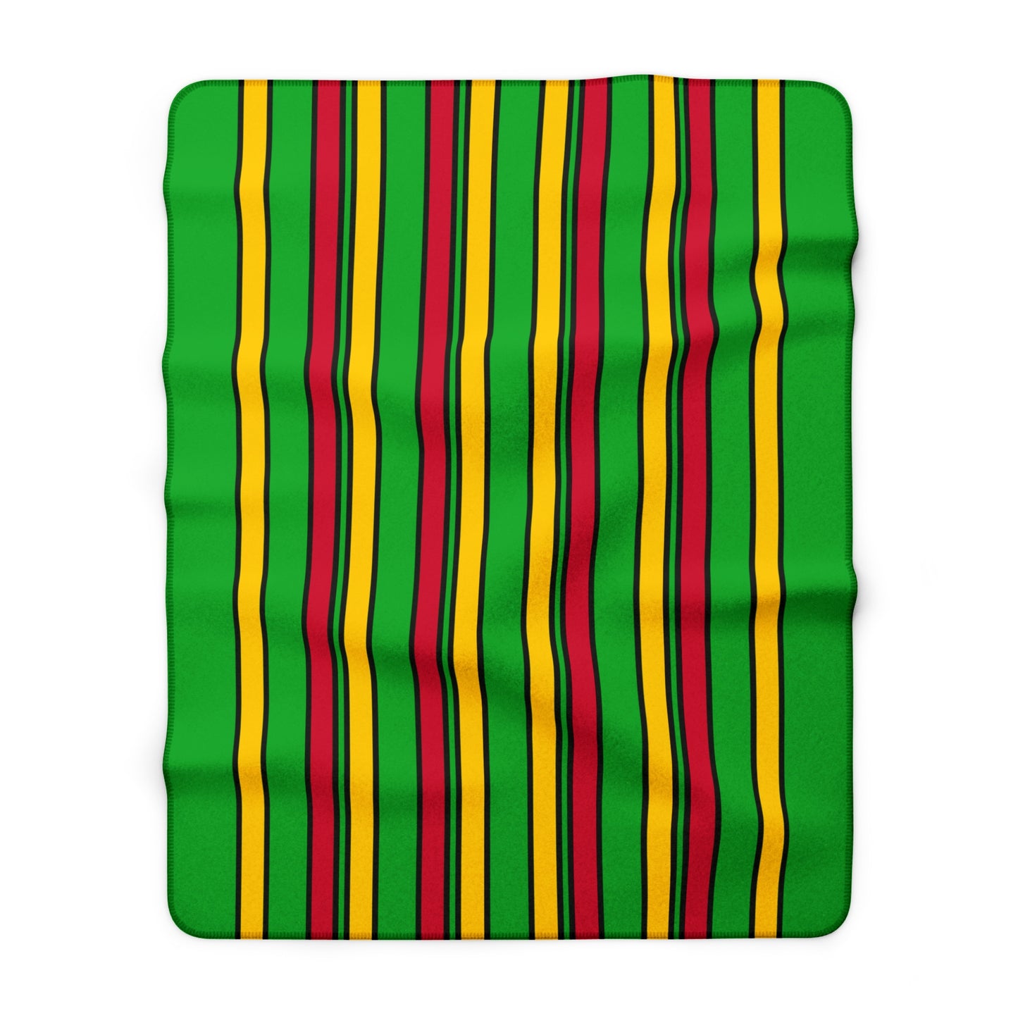 Sao Tome And Principe Retro Stripes Blanket Throw
