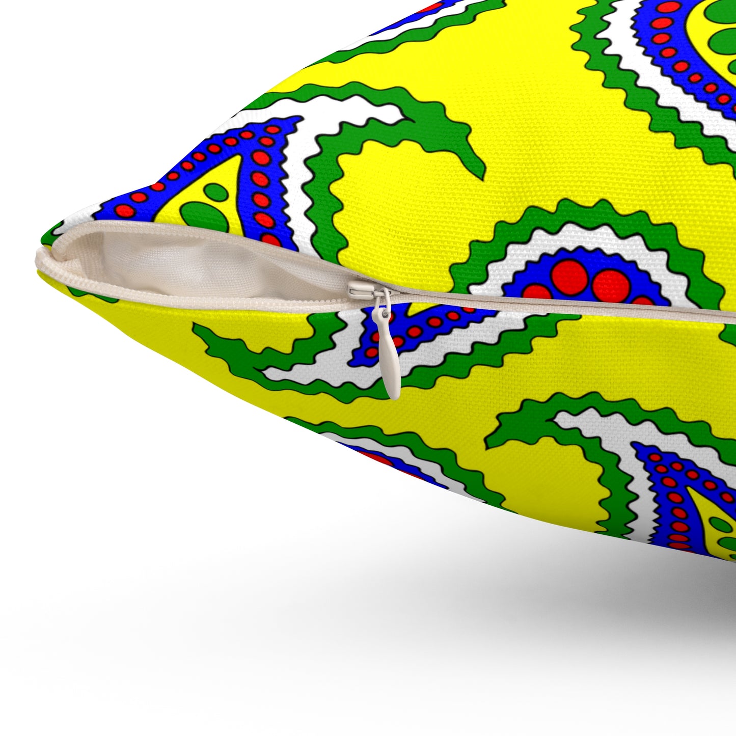 Central African Republic Retro Paisley Cushion Pillow