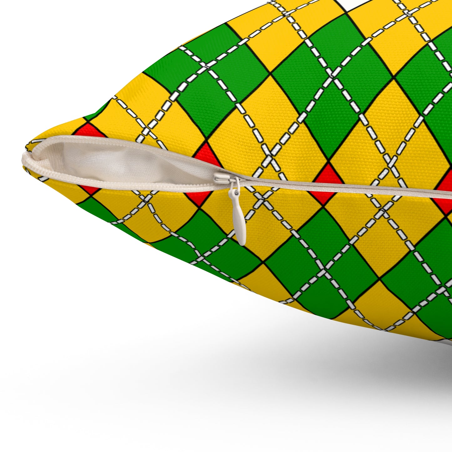 Mozambique Retro Argyle Cushion Pillow
