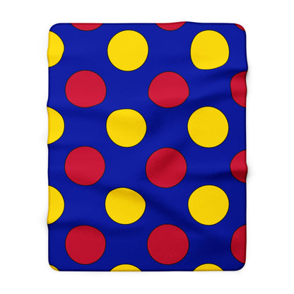 Andorra Retro Polka Dots Blanket Throw