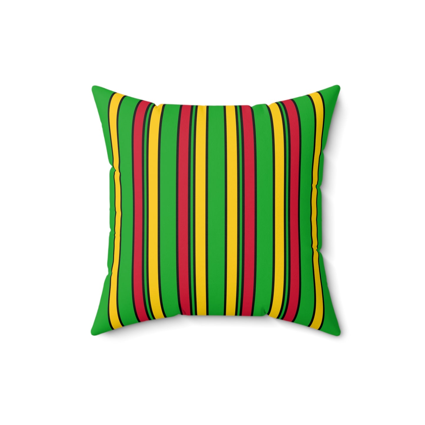 Sao Tome And Principe Retro Stripes Cushion Pillow