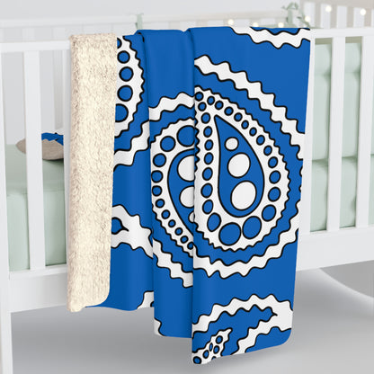 Scotland Retro Paisley Blanket Throw