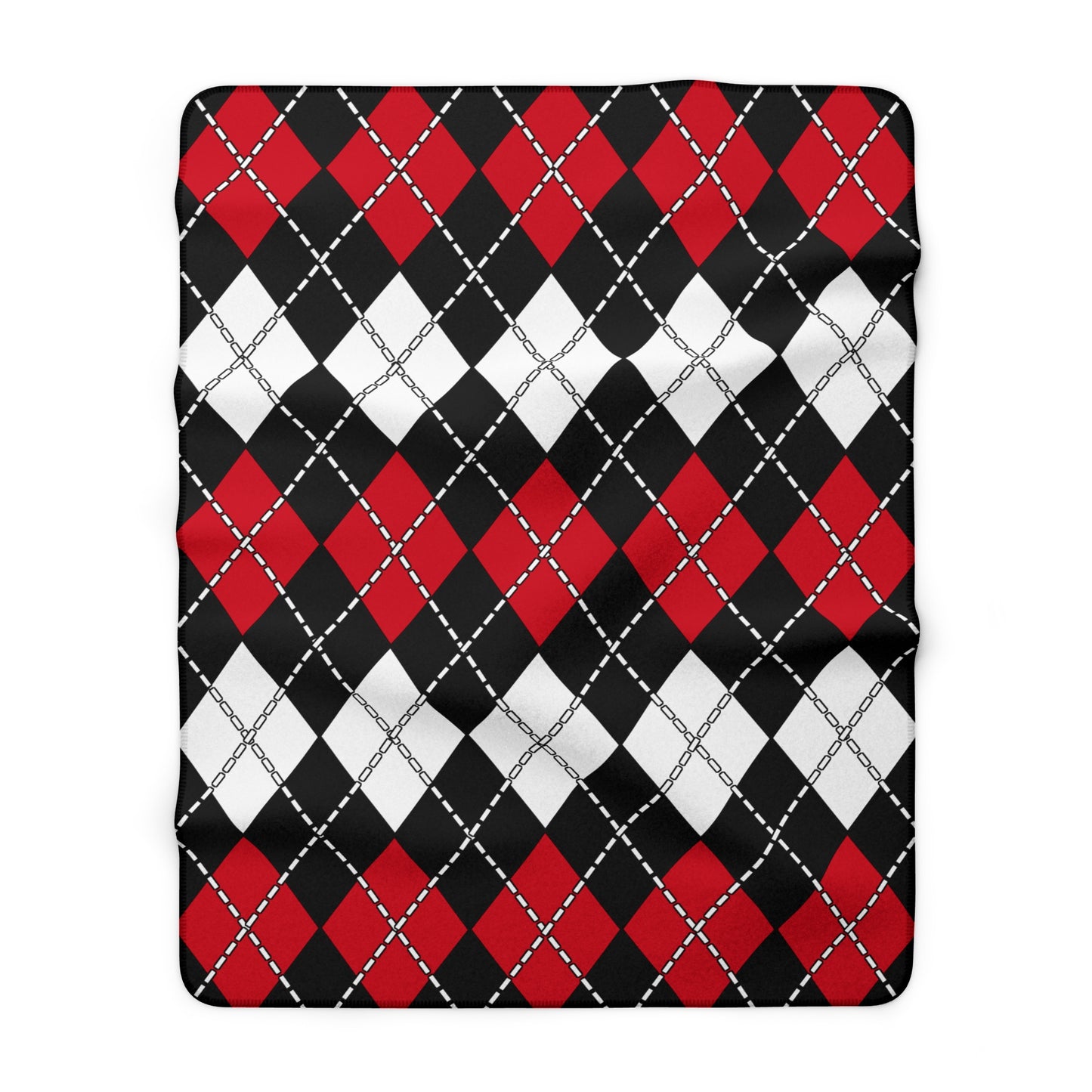 Egypt Retro Argyle Blanket Throw